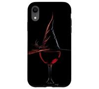 Sombrero de bruja de copa de vino para amantes del vino de Halloween Carcasa para iPhone XR
