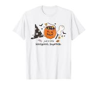 Sombrero de Bruja de Halloween, Calabaza, Caramelo, Fantasma, Hocus Pocus Divertido Camiseta