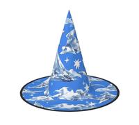 Sombrero de bruja de Halloween de pájaro alienígena volador, sombrero de bruja para niños y mujeres, perfecto para decoración de fiesta de Halloween y disfraces