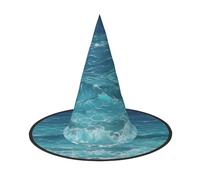 Sombrero de bruja de Halloween de The Deep Blue Sea para adultos, accesorio de disfraz festivo para fiestas, bailes de máscaras, cosplay y carnaval