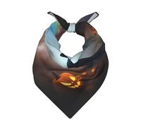 Sombrero de bruja fantasma arcoíris con estampado de arañas, ligero, transpirable, unisex, bufanda cuadrada, accesorio de moda, banda para el sudor