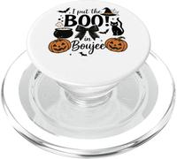 Sombrero de bruja Hocus Pocus Calabaza Gatito Negro PopSockets PopGrip para MagSafe
