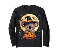 Sombrero de Bruja Koala de Halloween Calabaza Espeluznante Manga Larga
