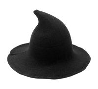 Sombrero de bruja, sombrero de bruja de ala ancha de punto de Halloween | Accesorios de cosplay para hombres, mujeres, adultos, festividades, festivales, fotografía, actuaciones escénicas