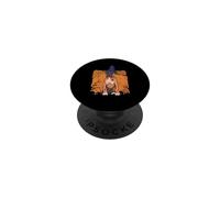 Sombrero de Bruja Tipo bóxer Divertido para Amantes de los Perros de Halloween PopSockets PopGrip Adhesivo