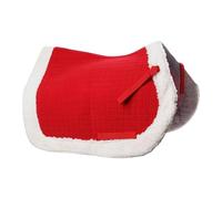 Sombrero de caballo de Papá Noel - Gorro de Navidad de 54 x 46 cm, relleno sin sillín, cómodo accesorio para equitación | Holiday Ranch Farm Padres de mascotas Am