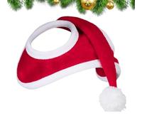 Sombrero de Caballo navideño: Felpa Polar, Estilo Invernal Grande, equino Festivo, de Rancho de Temporada, escaparate Decorativo para desfiles navideños | Celebración Hípica para E