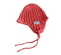 Sombrero de cable con accesorios largos y orejeras de gran tamaño para hombres y mujeres, temporada de invierno, unisex, sombrero trenzado de calavera de invierno, B, Talla única