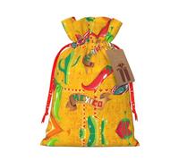 Sombrero de cactus y chile, bolsas de Navidad, regalos de fiesta de amigos, regalos de cumpleaños, bodas, feliz Halloween, cesta de aperitivos