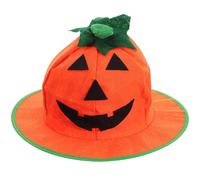 Sombrero de calabaza de Halloween, accesorio para espectáculo de escenario de fiesta de Halloween para