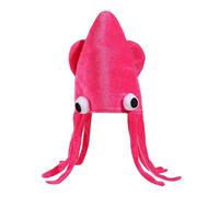 sombrero de calamar | Disfraz de sombrero de calamar transpirable de felpa - Disfraz de gorras locas - para fotografía, espectáculos de escenario, Halloween, Navidad, cumpleaños, niños