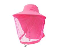 Sombrero de camping con red mosquitera, Midge Head Net Hat Control Mesh Bucket Hombres Mujeres Sun ion