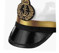 Sombrero de capitán | Sombrero de Marinero de 5.12 Pulgadas | Sombreros de capitán para Mascotas de 80 g | Accesorio de Disfraz de Perro para Halloween y, se Adapta a Mascotas pequeñas a