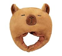 Sombrero de Capybara genérico | Plush Headwear | Capybara Headgear | Capybara Headwear | Winter Warm Novelty Masque Cap | Cute Plush Capybara Hat | Funny Plush Cartoon Hat Headgear For Kids, & Adults