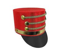 Sombrero de cascanueces para adultos - Traje de soldado para adultos Traje militar, conductor King Top Hat | Accesorios para juegos de rol de caballero, traje de festival de avellana sombrero c