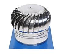 Sombrero de chimenea giratorio, Techo de chimenea giratorio de acero inoxidable, ventilador disponible en varios tamaños(300 mm)