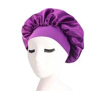 Sombrero de cocina moda mujeres rebordear trenza sombrero musulmán volantes gorro envolvente gorros de dormir gorros de satén forrados de pelo sombrero de pescador hombres azul, morado, talla única