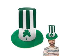 Sombrero de copa del día de San Patricio | Sombrero de duende - Accesorios verdes para el día de San Patricio, suministros para fiestas, decoración de árbol, accesorios de disfraz para adultos