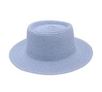 Sombrero de copa francés, sombrero desencadenado, azul celeste, Talla única