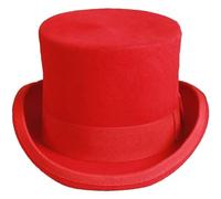 Sombrero De Copa para Hombre, Gorro De Disfraz De Mago De Fieltro, Sombrero Formal De Fiesta De Showman, Sombrero De Disfraz, Gorra De Caballero Victoriano