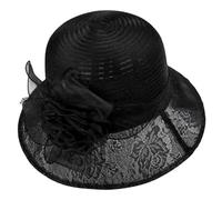 Sombrero de Cubo de Hilo con calcomanías de Flores Cubo de Flexible Transparente para fotografía de para Mujeres Protecciones de para Ancha para protección de Playa