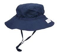 Sombrero de cubo para niños, sombrero de sol unisex para bebé, niña y niño, gorra de playa de verano, sombreros de protección solar de ala ancha(Verde oscuro M)