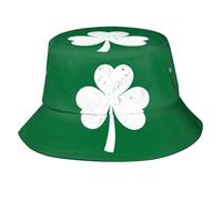 Sombrero De Cubo Trébol De La Suerte del Día De San Patricio 3 Sombrero De Sol Protección UV Unisex Gorra Pesca para Fiestas Senderismo Hombre Gorra De Pescador