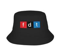 Sombrero de Cubo Vintage y clásico Foxtrot Delta Tango Protest Spring Sombreros de Pescador Coreanos para Gorras de Vacaciones Transpirables Unisex Visera gráfica Sombreros duraderos y cómodos