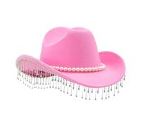 Sombrero De De Diamante Genérico - Accesorios De De Y Tendencias | Sombrero Western Para Traje De Femenino, Para Festival Carnaval Concierto Boda Celebración Cosplay