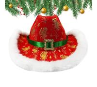 Sombrero De De Navidad | Traje Occidental Festivo Accesorios Para Vacaciones,Sombrero Occidental De Navidad,Para Fiesta De Año Nuevo Apariciones Escénicas Accesorios Cosplay