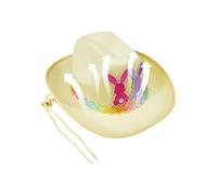 Sombrero de de Pascua, no tejido, bonito disfraz de occidental para niños, sombrero de vaquera de Pascua, para celebración, cumpleaños, reuniones familiares, escenario de vacaciones