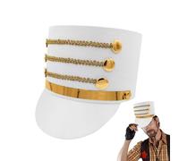 Sombrero de disfraz de cascanueces, accesorio de soldado de juguete de desfile de lujo para cosplay, teatro, concierto de vacaciones, eventos musicales, reuniones temáticas, diversión de disfraz para