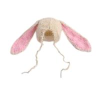 Sombrero de disfraz de orejas para recién nacido, accesorios de fotografía de bebé, gorro encantador respetuoso con la piel, accesorios para fotografía de bebé, trajes de niña recién nacida