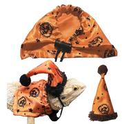 Sombrero de dragón barbudo - Bonito tocado de reptil, accesorio de lagarto de moda | Disfraz de lagarto ajustable hecho a mano para Halloween,