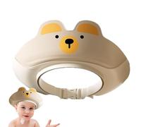Sombrero de ducha para niños pequeños, visera de baño para niños para lavar el cabello | Cartoon Animal Shape Visor Gat - Capas de baño de champú de niños plegables con protección de oídos para amigos