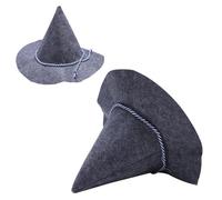 Sombrero de espantapájaros genérico - Sombreros campesinos de bruja de fieltro para Oktoberfest - Accesorio de disfraz para adulto fiesta disfrazada