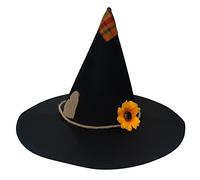 Sombrero de espantapájaros para Halloween, bruja, mago, mago, Halloween, Año Nuevo, disfraz de espantapájaros, sombreros de bruja para mujer