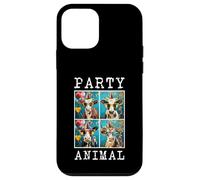 Sombrero de Fiesta de Animales de Granja Colorido con Cara de Vacas Carcasa para iPhone 12 Mini
