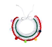 Sombrero De Fiesta Navidad Hecho A Mano para Mascotas Babero Sombrero Papá Noel para Perros Pequeños Gatos Gatitos Traje Vacaciones Accesorios Cosplay Accesorios Navidad