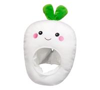 Sombrero de fruta genérico - White Radish Dress Up Cosplay Headgear | Vegetable Hat Costume for Women, Girls, Carnival, Festival, Holiday, de cumpleaños, Celebración, Funny Photo Booth Prop
