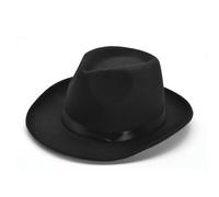 Sombrero de Gánster Fieltro Lana 20s Mafia Criminal Accesorio Disfraz