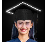 Sombrero De Graduación Genérico Con Borla,Gorra LED Adulto con Sublimación | Accesorios De Borla Para Decoraciones De Fiesta, Eventos Escolares, Universidad Y Celebraciones
