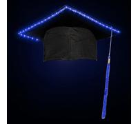 Sombrero De Graduación Para Adultos - Diadema Brillante Para Ceremonia De Graduación - Accesorios de Ceremonia Universitaria, Peluquería con para Fiestas Temáticas Escuela Secundaria y Facultad