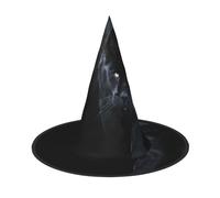 Sombrero de Halloween de pantera con ojos azules, accesorios de disfraz para adultos para fiestas y bailes de máscaras, perfecto para Halloween, carnaval, cosplay