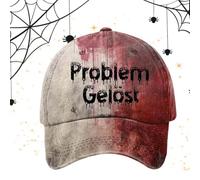Sombrero de Halloween Escalofriante Sangriento Ajustable Halloween Cosplay | Gorra de béisbol espeluznante accesorio de cosplay para espectáculos de escenario, fiestas de vacaciones, mascaradas