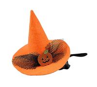 Sombrero de Halloween para mascotas, con forma de bruja para perros, suministros de disfraces, accesorios de invierno, cosplay para Halloween, accesorios de cosplay