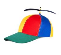 Sombrero de Helicóptero, Gorra Hélice de Colores, Gorra de Beisbol de Helicóptero, Hélice Gorras Ajustable Gorra Béisbol, Gorro Divertido para Niños, para Fiestas, Camping, Halloween, Carnaval
