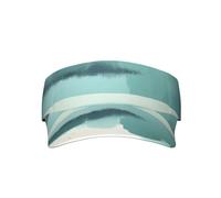 Sombrero de hojas caídas en un lago tranquilo, gorra hueca ajustable, transpirable, protección UV y adecuado para hombres y mujeres. Negro
