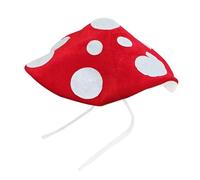 Sombrero de hongo para cosplay, gorro de felpa con ala ancha | Sombrero creativo de hongo divertido | para mujeres, hombres, adolescentes, Halloween, carnaval, escenario, actuaciones, cumpleaños