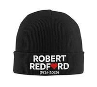 Sombrero de Invierno cálido Unisex, Sombrero de Honor Masculino Masculino de los 90 años 90 Gorros de Tipo Tributo a Robert Redford Gorros de Punto de Moda Gorros Deportivos de otoño e Invierno con e